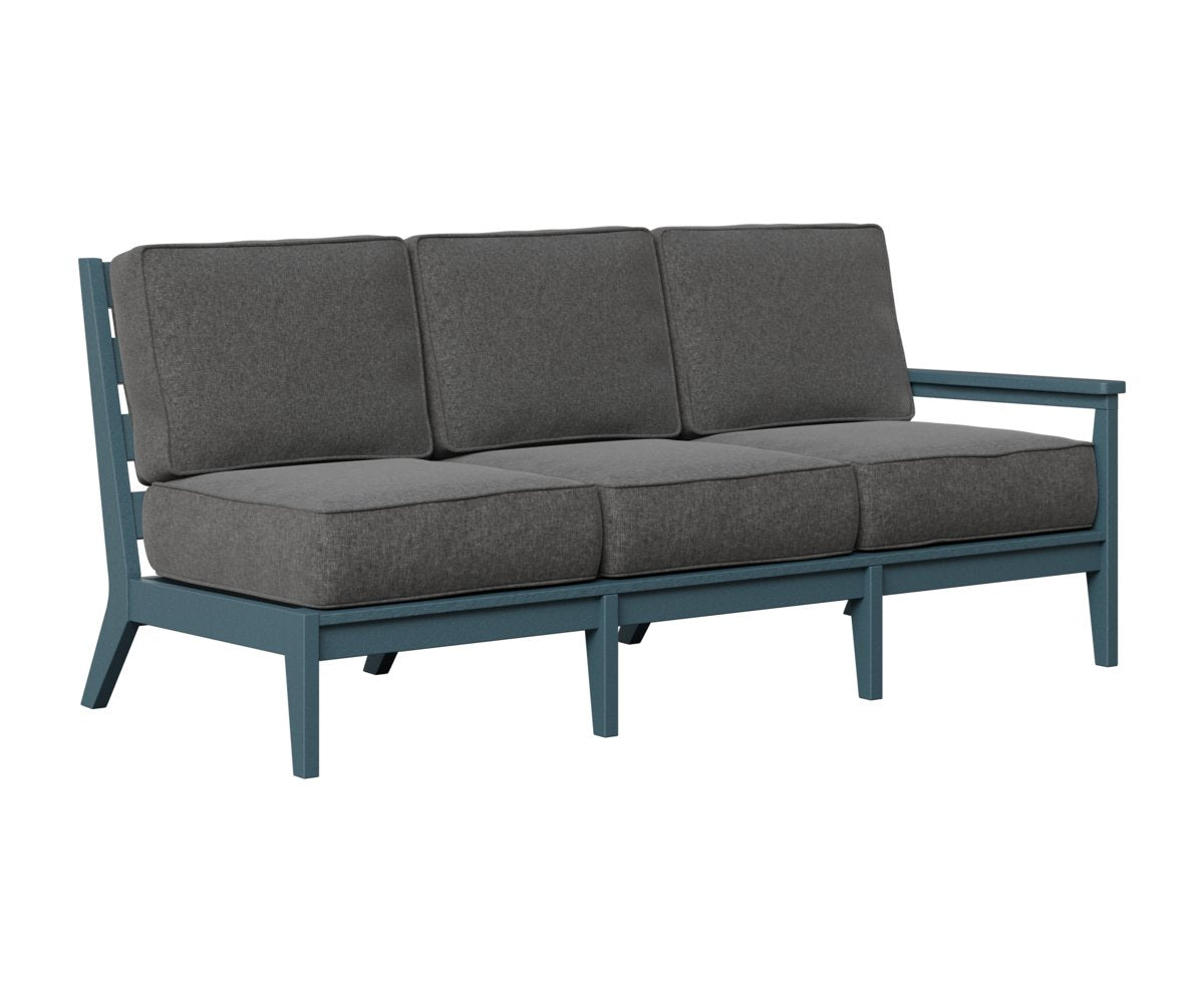 Berlin Gardens Mayhew Left Arm Sectional Sofa in Slate