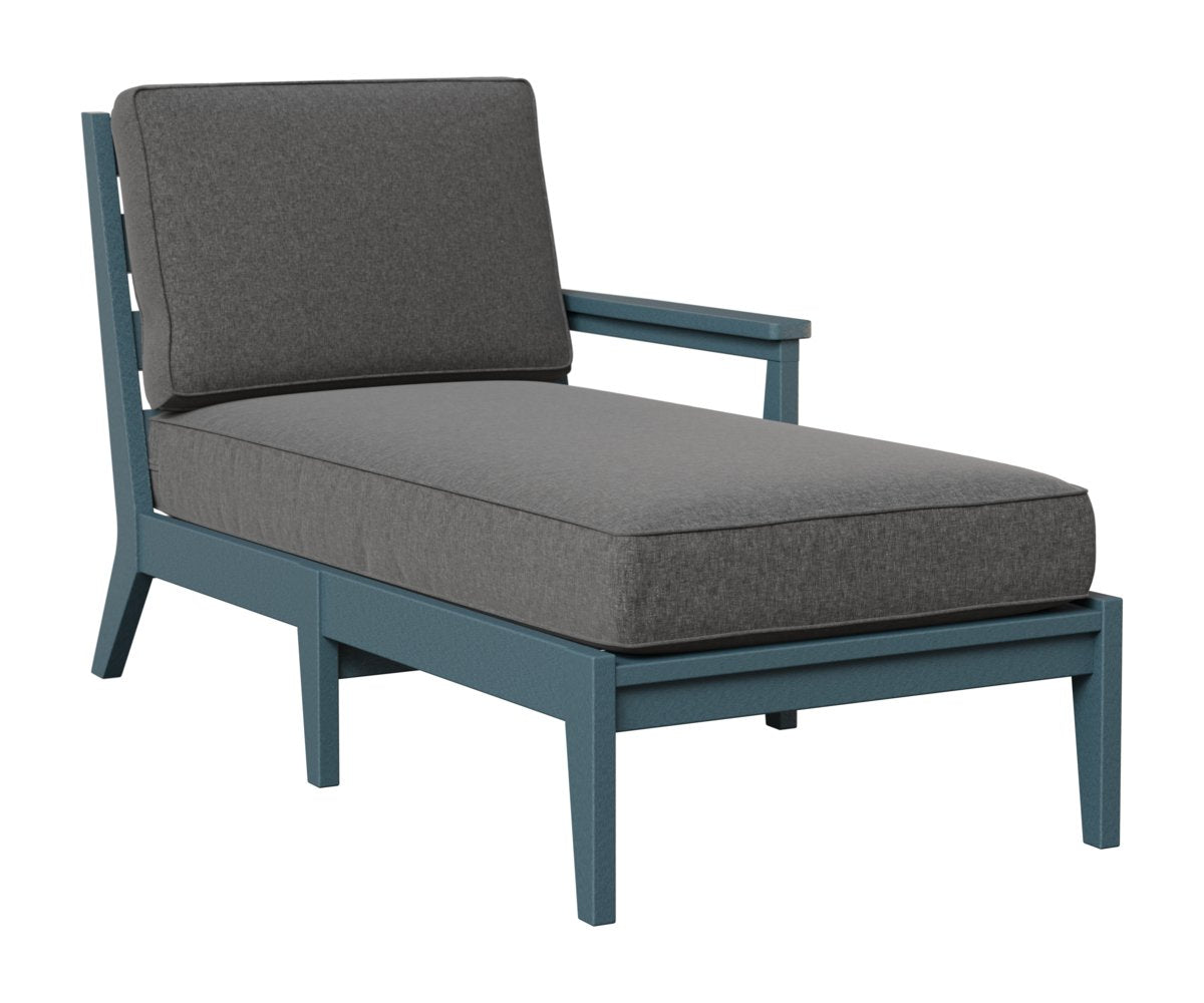 Berlin Gardens Mayhew Left Arm Chaise Lounge in Slate