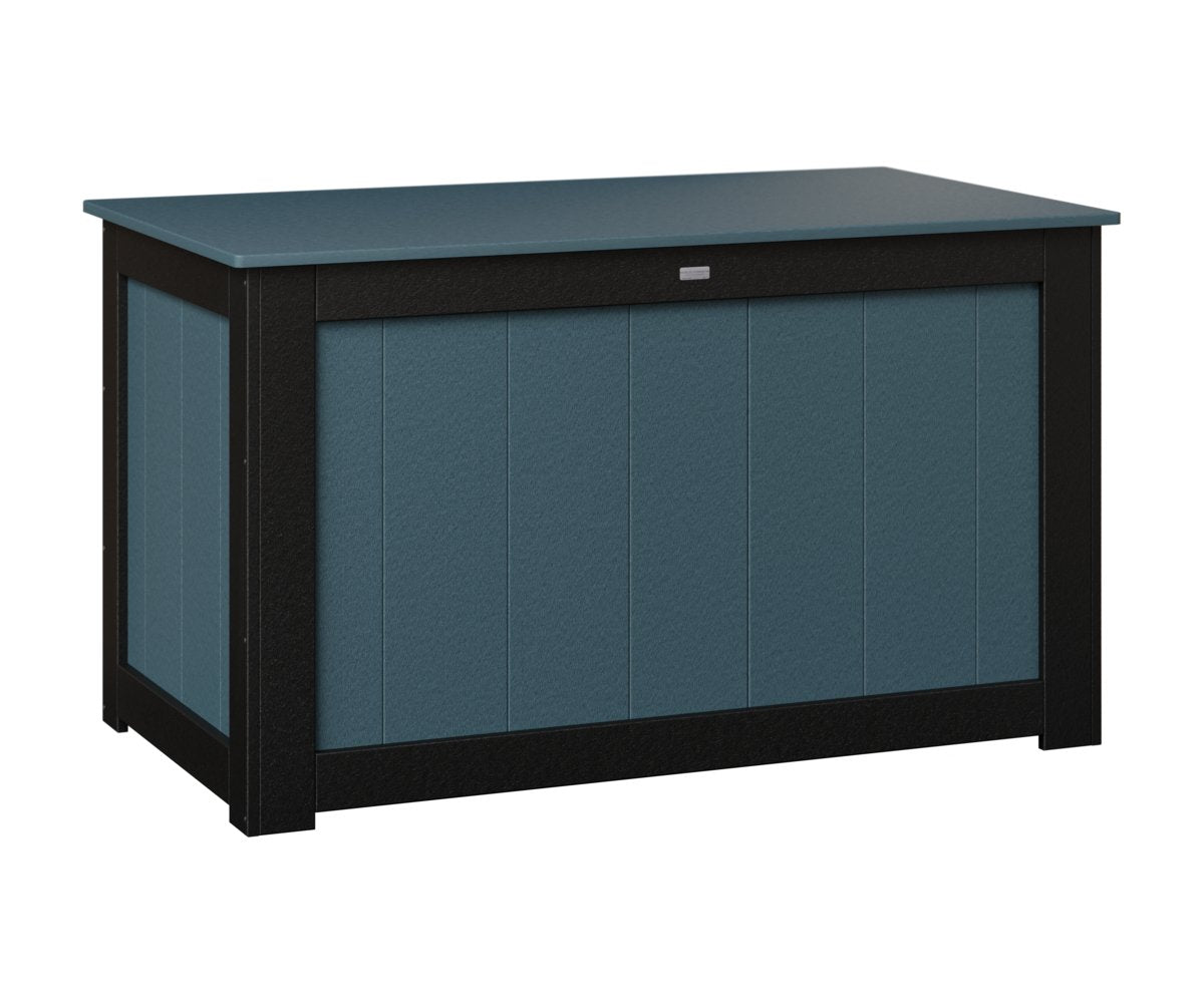 Berlin Gardens 32" Large Deck Box in Slate / Black