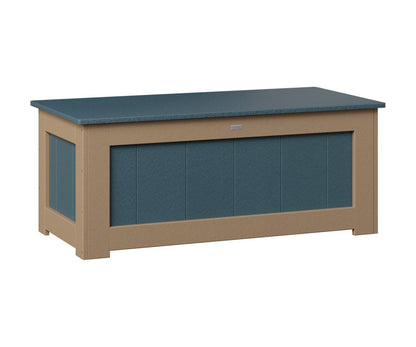 Berlin Gardens 24" Small Deck Box in Slate / Weatherwood