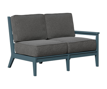 Berlin Gardens Mayhew Left Arm Sectional Loveseat in Slate