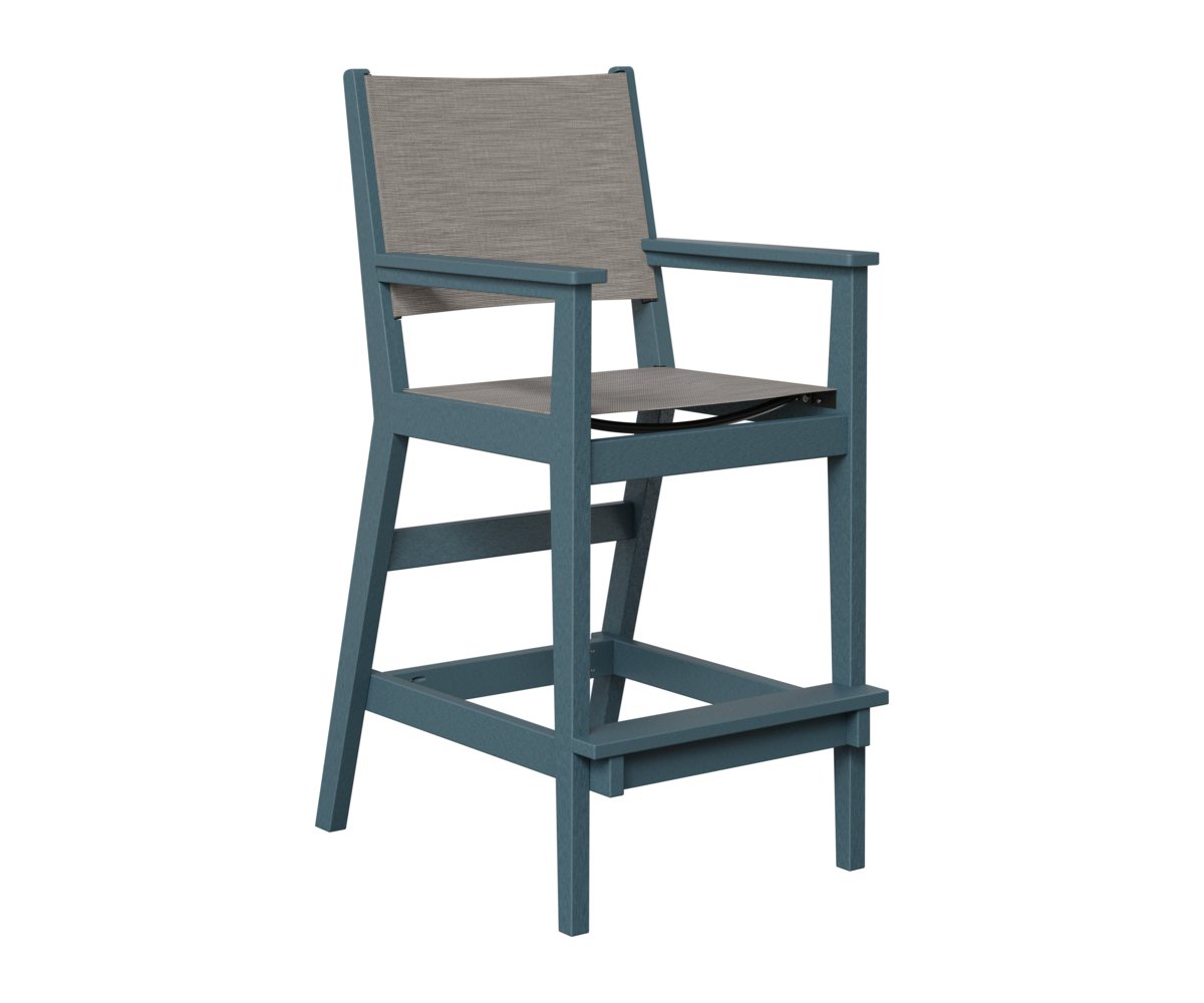 Berlin Gardens Mayhew Padded Sling Bar Chair view 4