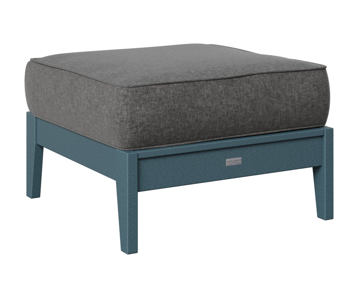 Berlin Gardens Mayhew Ottoman in Slate