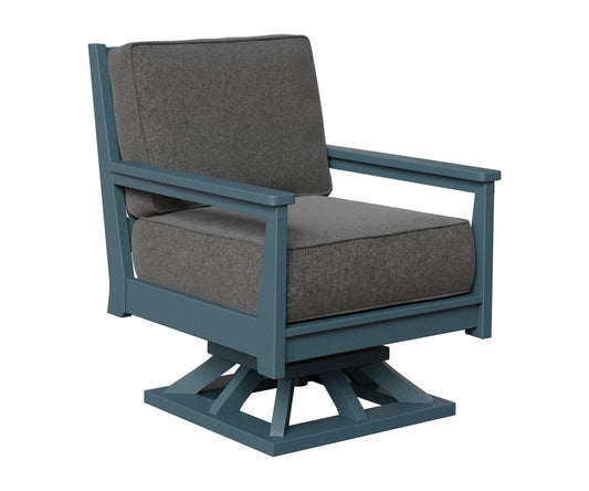 Berlin Gardens Mayhew Swivel Rocker in Slate