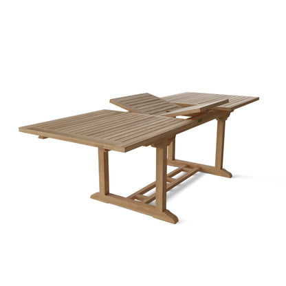 Anderson Teak Bahama Wilshire 9-Piece Extension Dining Set