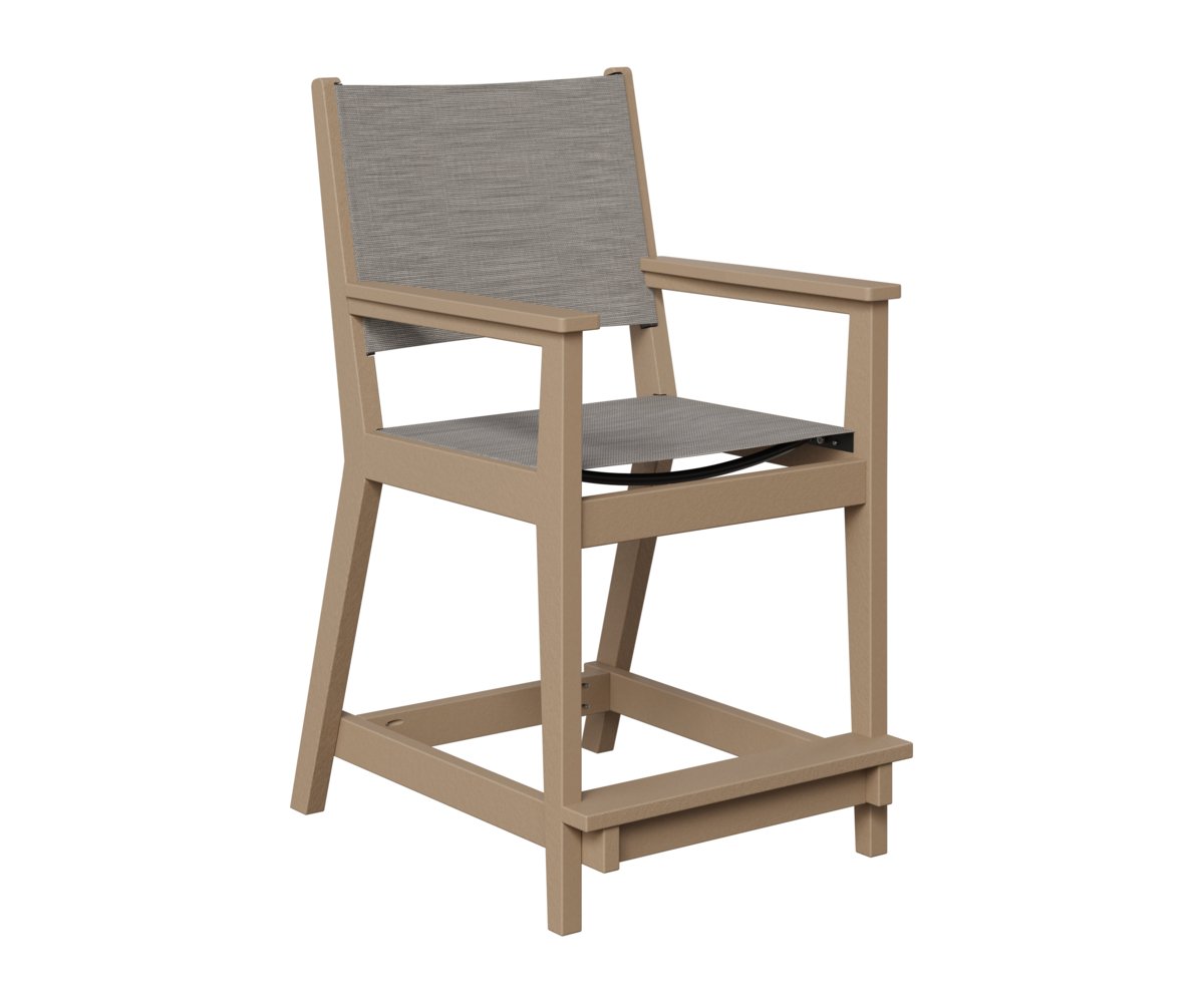Berlin Gardens Mayhew Padded Sling Counter Chair view 2