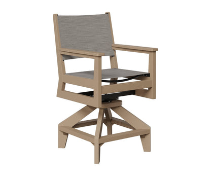 Berlin Gardens Mayhew Padded Sling Swivel Counter Chair view 2