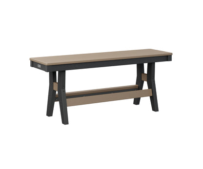 Berlin Gardens Harbor 44″ Counter Bench in Weatherwood / Black