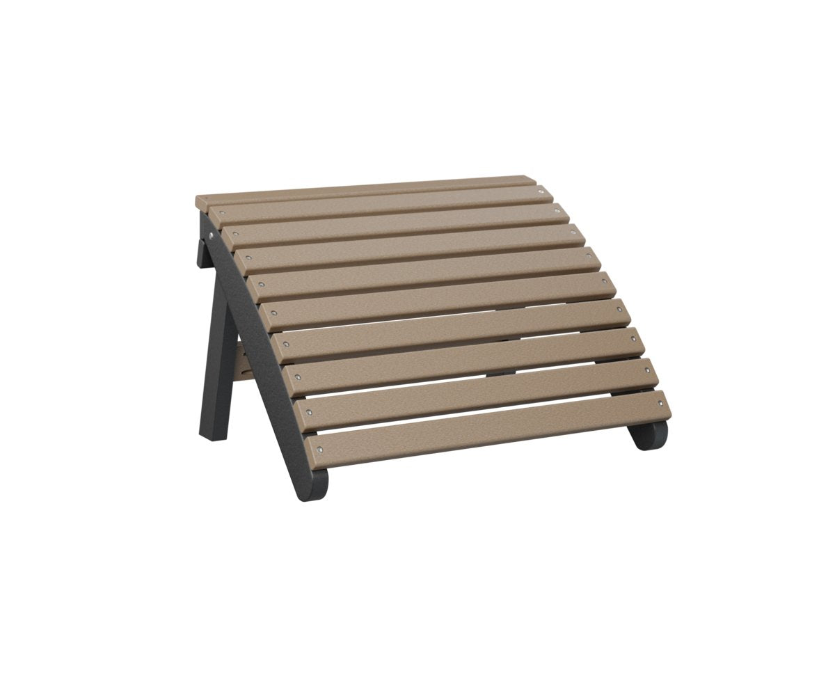 Berlin Gardens Folding Adirondack Footstool lifestyle 2