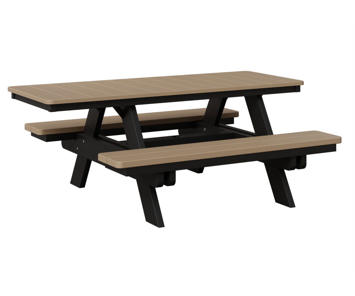 Berlin Gardens ADA-Compliant Rectangular Picnic Table lifestyle 2
