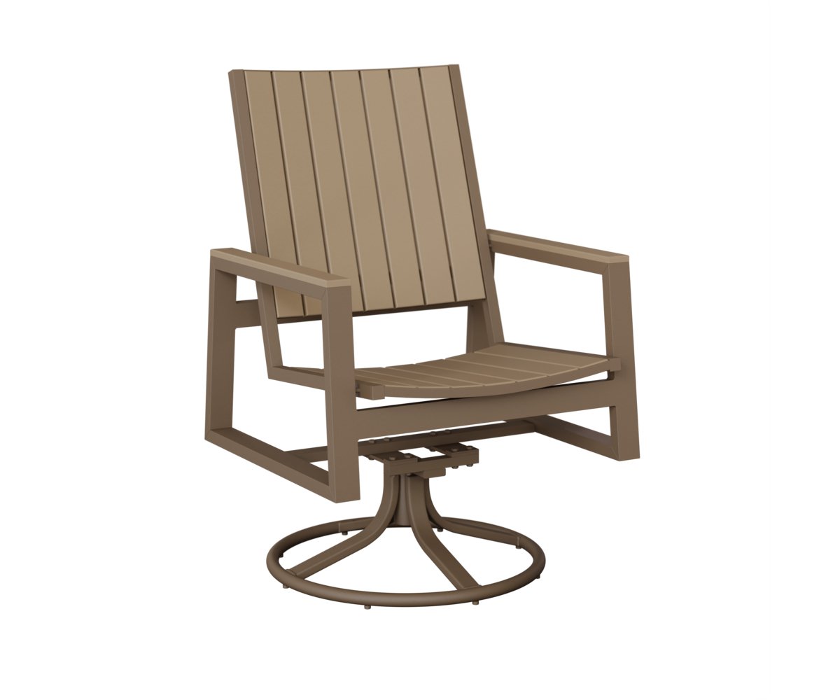 Berlin Gardens Vida Swivel Rocker Dining Chair view 2