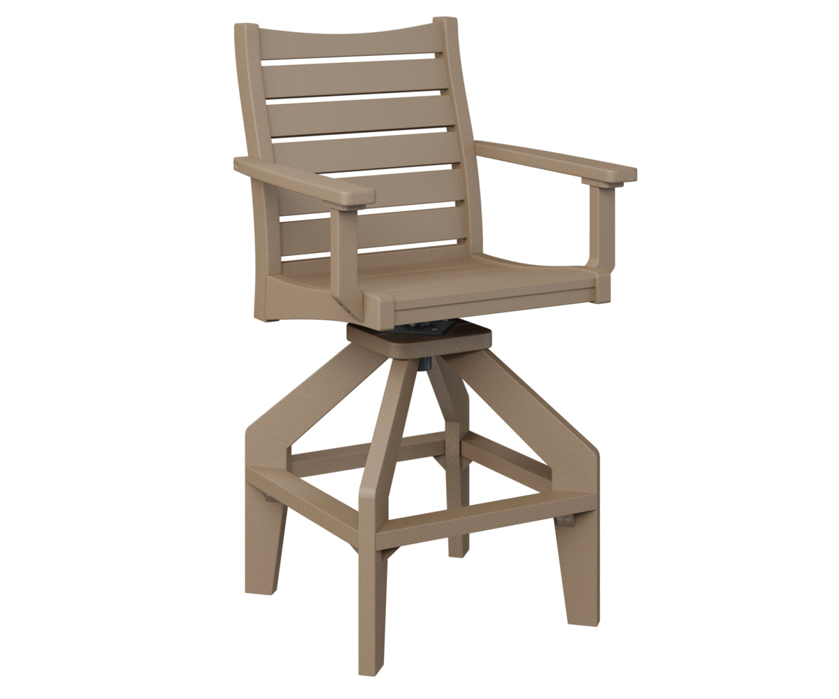 Berlin Gardens Bristol Swivel Bar Chair lifestyle 4