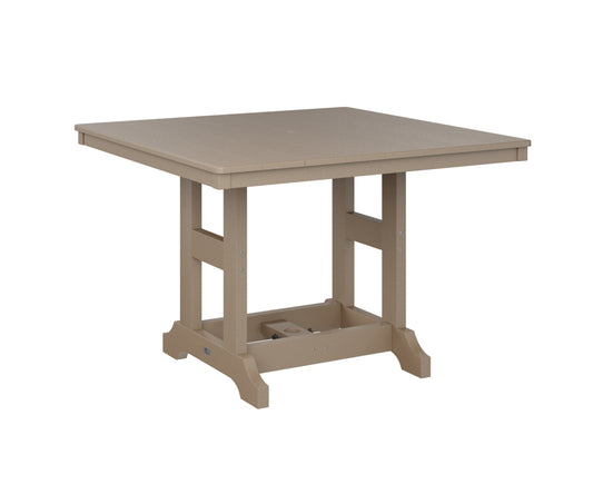 Berlin Gardens Garden Classic 44″ Square Dining Table in Weatherwood