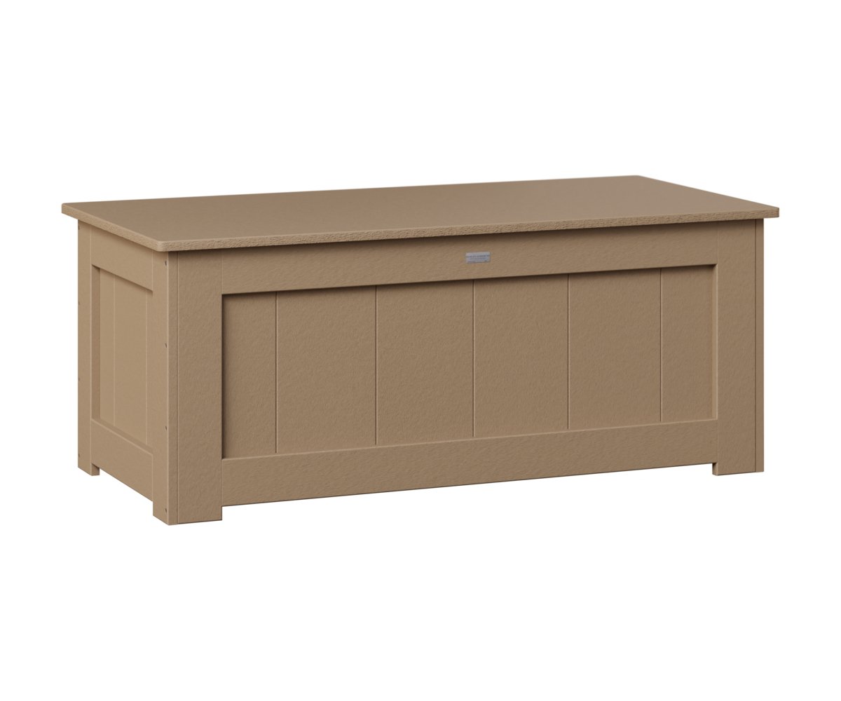 Berlin Gardens 24" Small Deck Box in Weatherwood