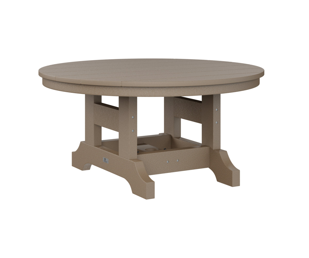 Berlin Gardens Garden Classic 38″ Round Conversation Table in Weatherwood