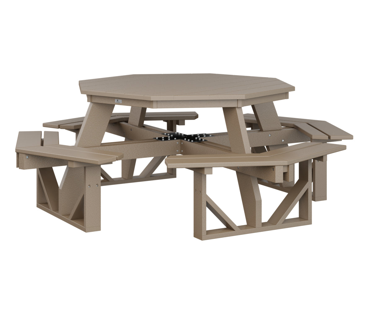 Berlin Gardens Octagon Picnic Table lifestyle 3