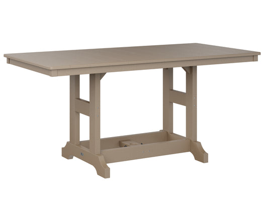 Berlin Gardens Garden Classic 66″ Rectangular Dining Table in Weatherwood