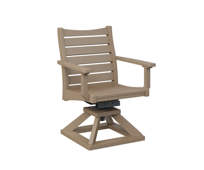 Berlin Gardens Bristol Swivel Rocker Dining Chair lifestyle 4