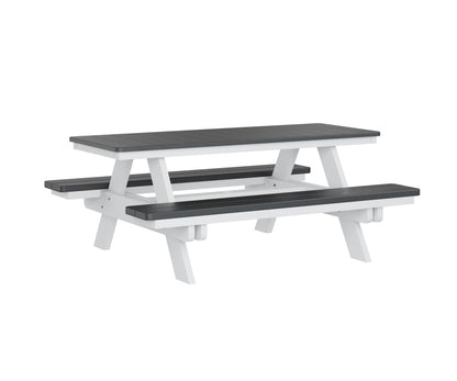 Berlin Gardens Rectangular Picnic Table lifestyle 5