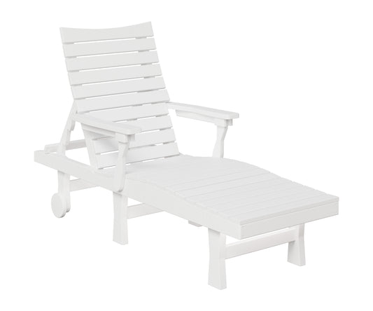 Berlin Gardens Bristol Chaise Lounge in White