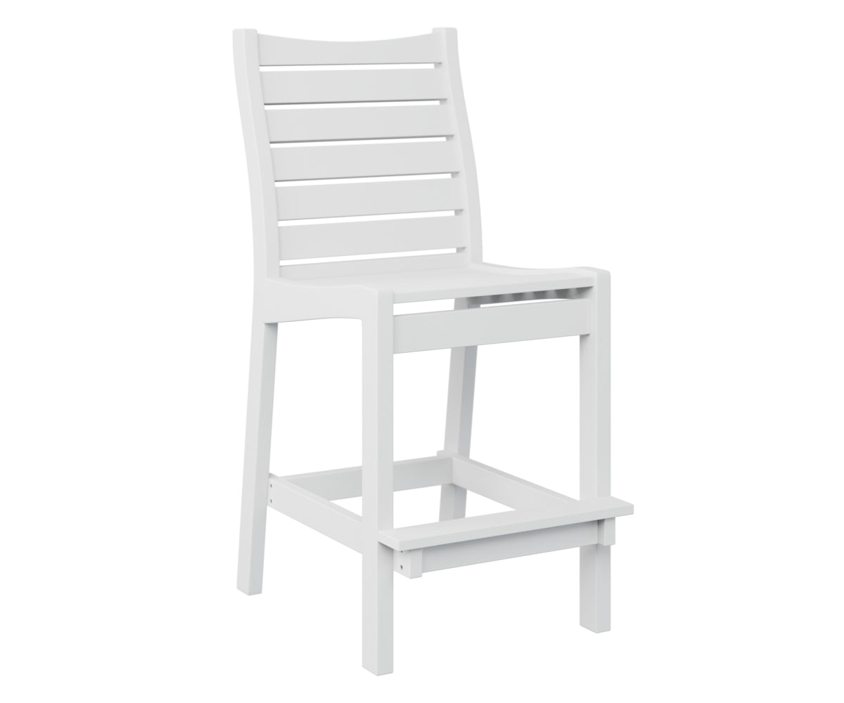 Berlin Gardens Bristol Bar Chair in White